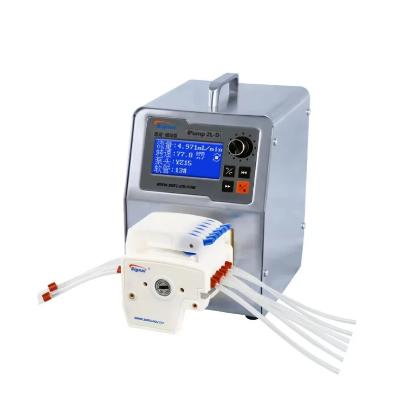 High Flow Low Pressure Stepping Motor Touch Screen Foot Switch Intelligent Distributor Peristaltic Pump System