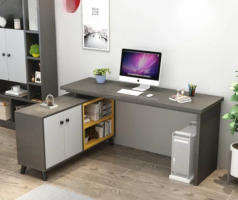 Nordic Computer Desk Corner Bedroom Office Modern Student Writing Desktop