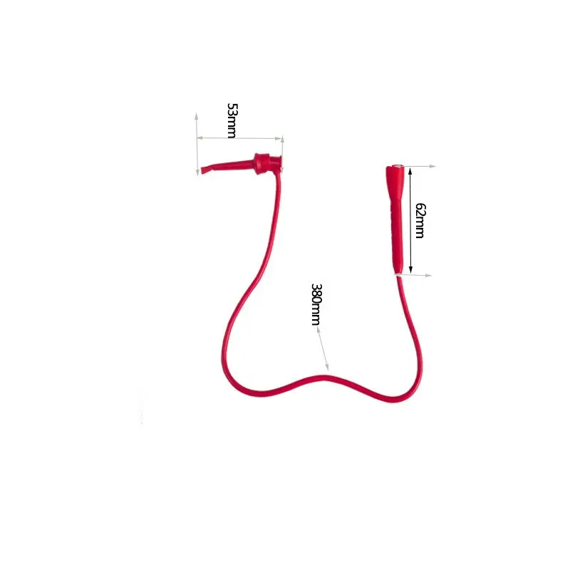 Multimeter Test Leads Test Hook 2Mm Socket 30cm PVC Wire Free Shipping Multimeter Cable