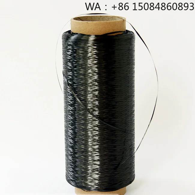 Fio de Filamento de Fibra de Carbono T300 T700 3k 6k 12k, Roving de Alta Resistência Enrolado em Bobina para Aplicações Industriais em Compósitos