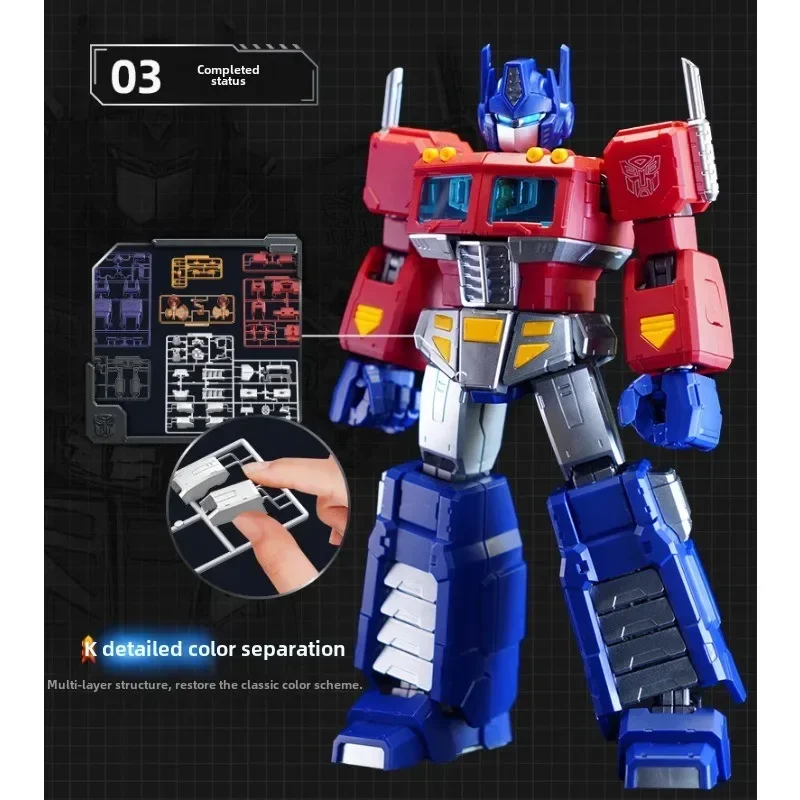 [IN STOCK]Blokees Group Action Figure Transformers Movie Optimus Prime Megatron Anime Sentinel Prime Assembly blocks Model Toys