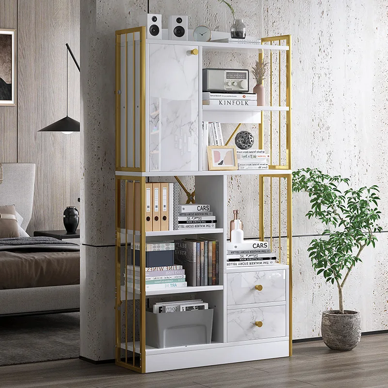 Yijiada Bookshelf Floor-to-ceiling multi-layer storage rack Simple