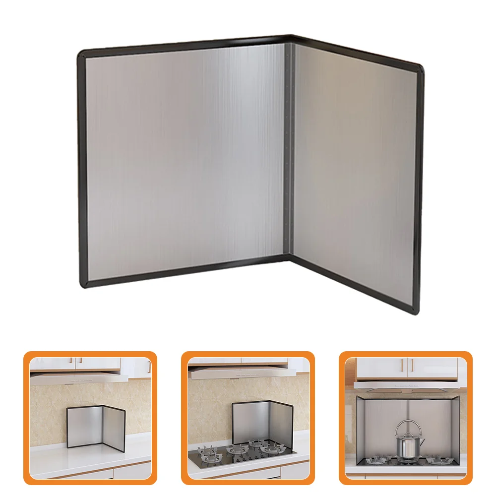 Stove Oil Cover Kitchen Supplies Protective Baffle Plate Home Heat Insulation Board Oil-proof