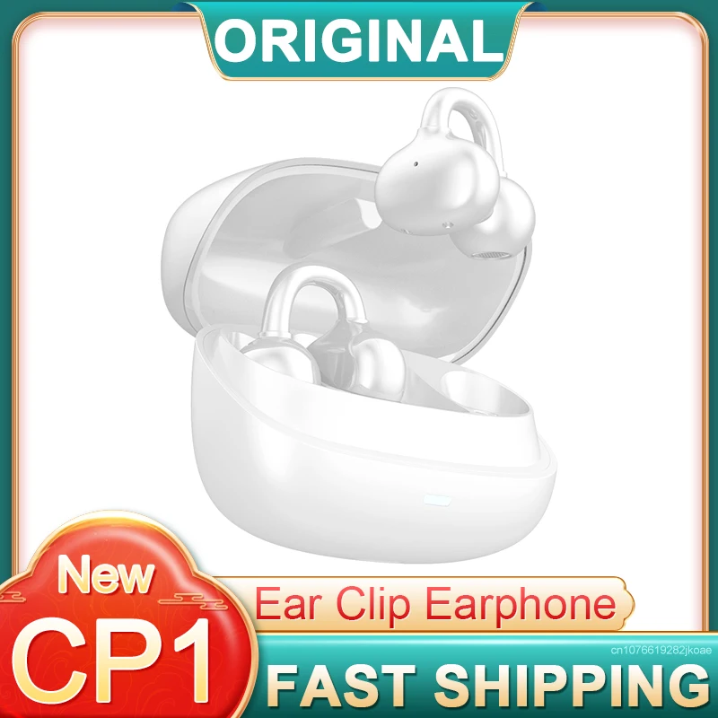 CP1 Ear Clip Earphones Convenient Sports Bluetooth Headset OWS Open Wireless Headphones Call Noise Reduction HiFi Stereo Earbuds