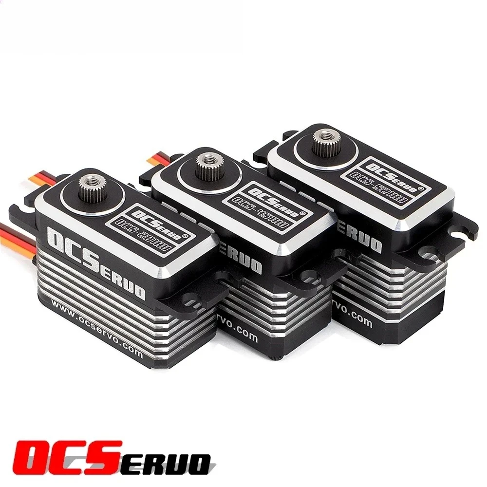 OCS-Servos OCS-521HV 8,4 В 52 кг.см 81 г 0,12S/60 °   Сервопривод без сердечника высокого напряжения с высоким крутящим моментом