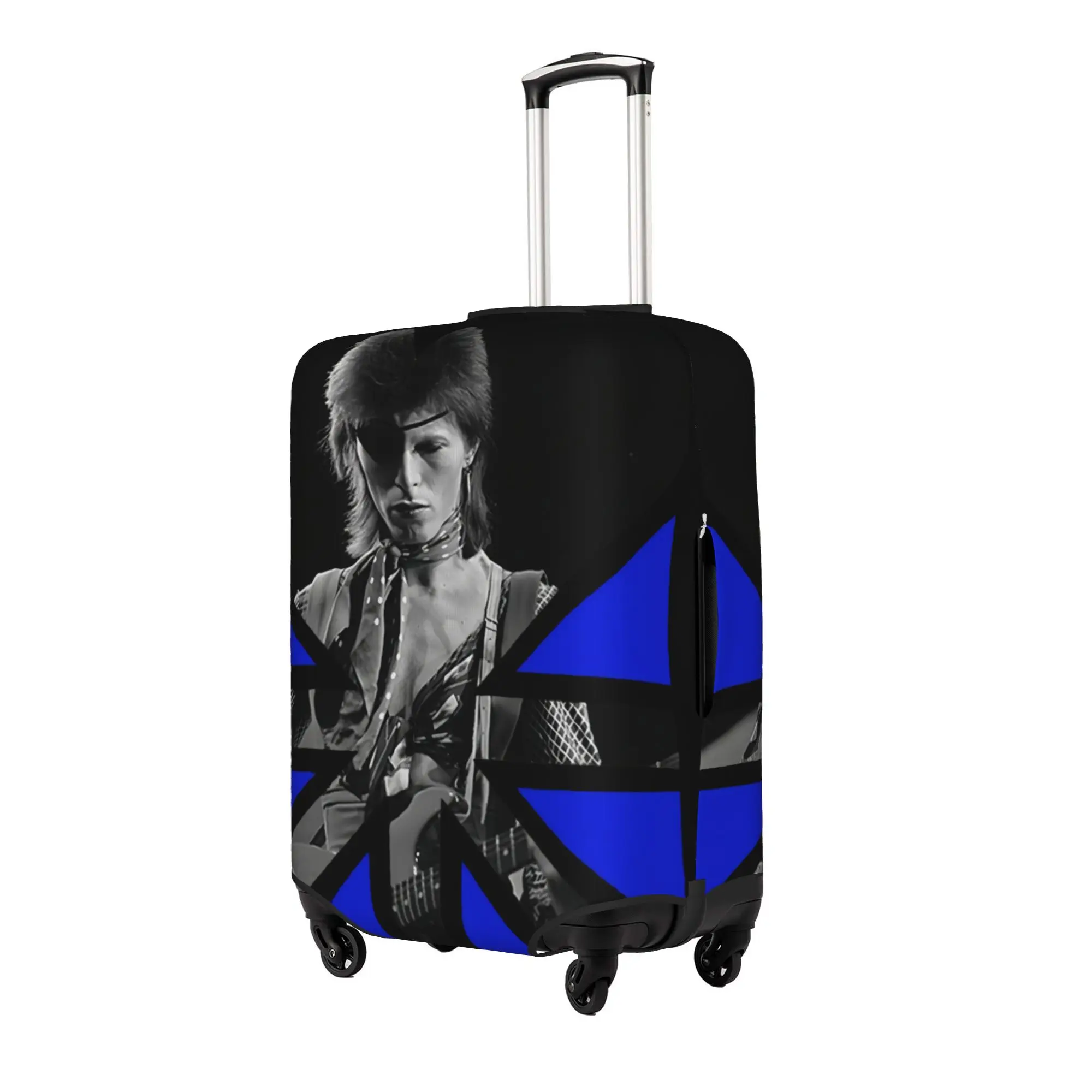 English D-David Hot Singer B-Bowie  Travel Luggage Cover Washable  Suitcase Cover Protector Fit 18-32 Inch