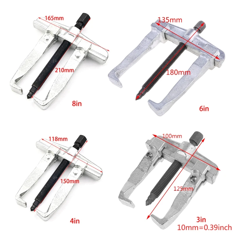 2 Jaw Gear Puller Removal Tool for Gears Pulleys Bearings Flywheels Adjustable Drop Shipping