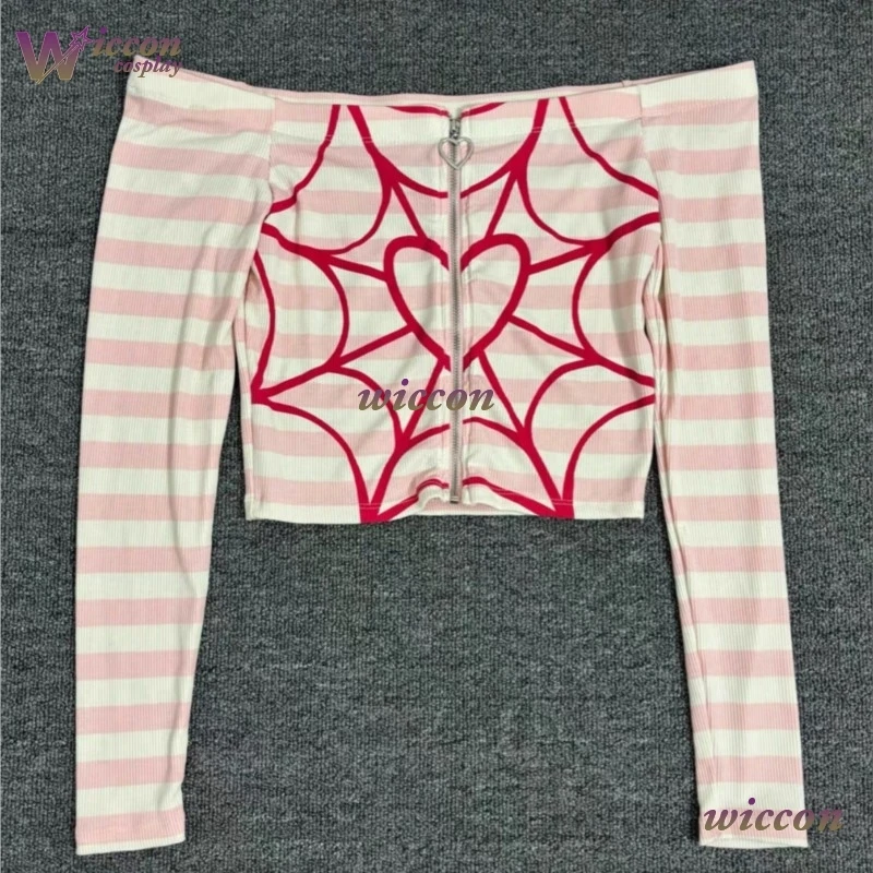 Angelo Polvere Cosplay Doujin Spider Maglione Rosa 2025 Hazzbin2 Hotel Cosplay Angelo Costume Cosplay Donne Ragazze Halloween Cos