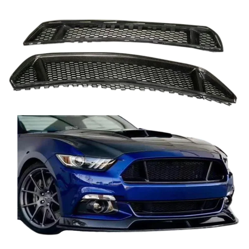 

Car Accessories Carbon Fiber Front Grill for Ford Mustang 2015-2017custom