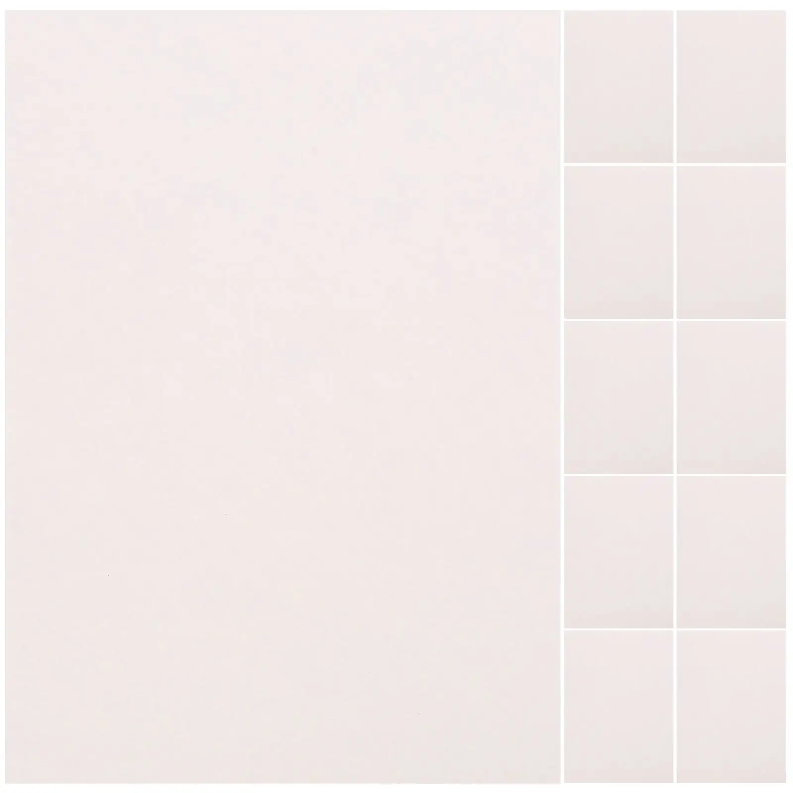 100 Sheets Printer Paper Printable Sticker Removable Stickers Labels Small Blank Printing Convenient