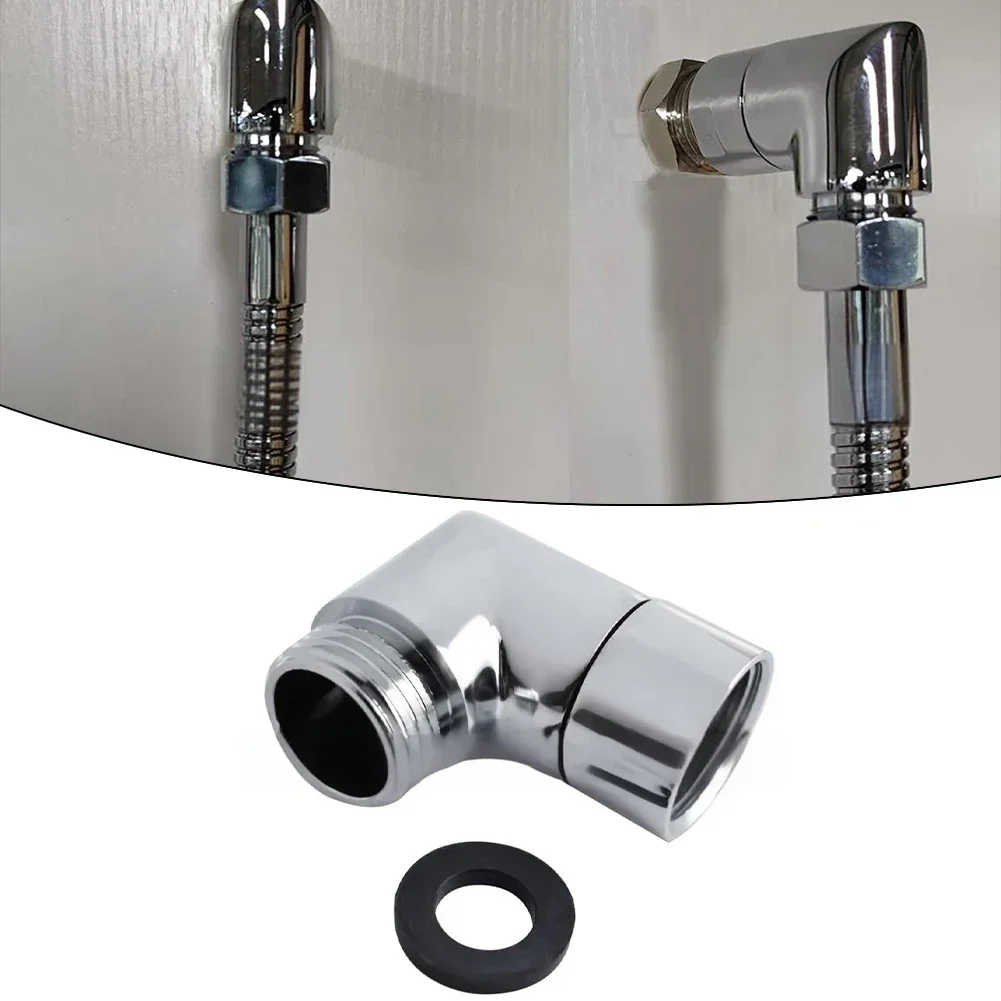 

Shower Hose Adapter Shower Head Angle Adapter Shower Elbow 90 Degrees Joint Connector Shower Head Connector Bathroom Accessories