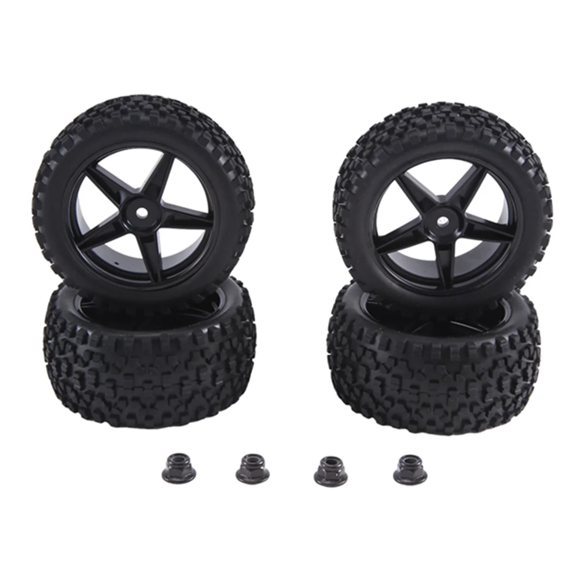AM-4 Stuks 85mm Band Wielband tbv 144001 144010 124007 124017   1/10 1/12 1/14 RC Auto Off Road, A