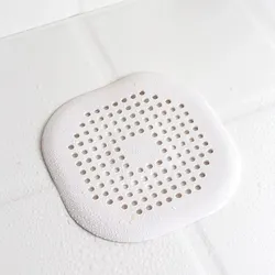 Sink Anti-clogging Floor Drain Cover Bathroom Hair Filter Square Silicone Floor Drain Patch Kitchen Sink Sewer Hair Filter