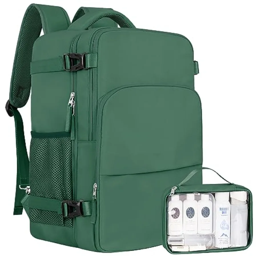 

Travel laptop Backpack for Women, Personal Item Size Flight Approved, 16 Inch Laptop Bag with Multi-Pockets, Hiking Backpack, W