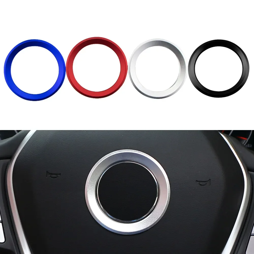 Embellecedor circular de anillo de volante para BMW 1, 2, 3 5 Series 2011-2023 M3 M5 E36 E46 E60 E90 E92 F30 F31 F25 X1 F48 X3 X5 pegatina de coche