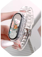 Strap+Case for Xiaomi mi band 10 9 8 nfc miband smart watch wristband replacement belt bracelet correa mi band 10 accessories