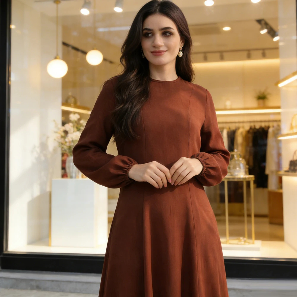 

Элегантная дубайская абайя для женщин, мусульманское длинное платье, турецкий кафтан, одежда для Рамадана и Ид, исламская одежда, марокканский кафтан, женское платье, джалабия, абайи.