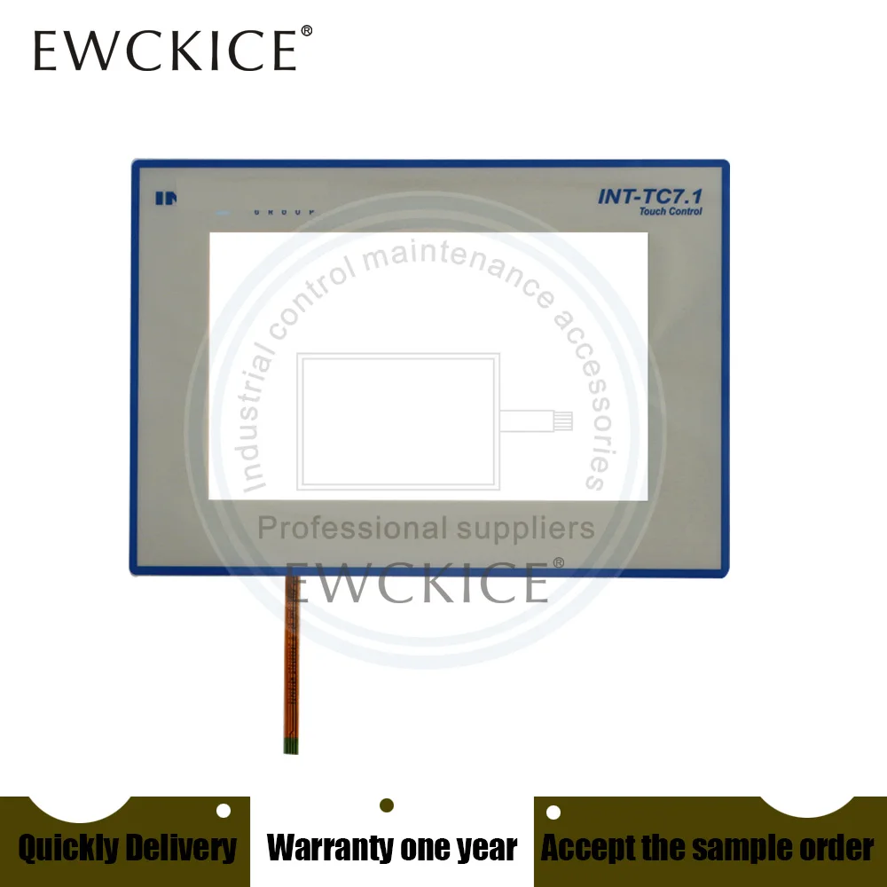 

NEW INT-TC7.1 Touch Control HMI C090709-4 REV A T600010072 PLC Touch screen AND Front label Touch panel AND Frontlabel