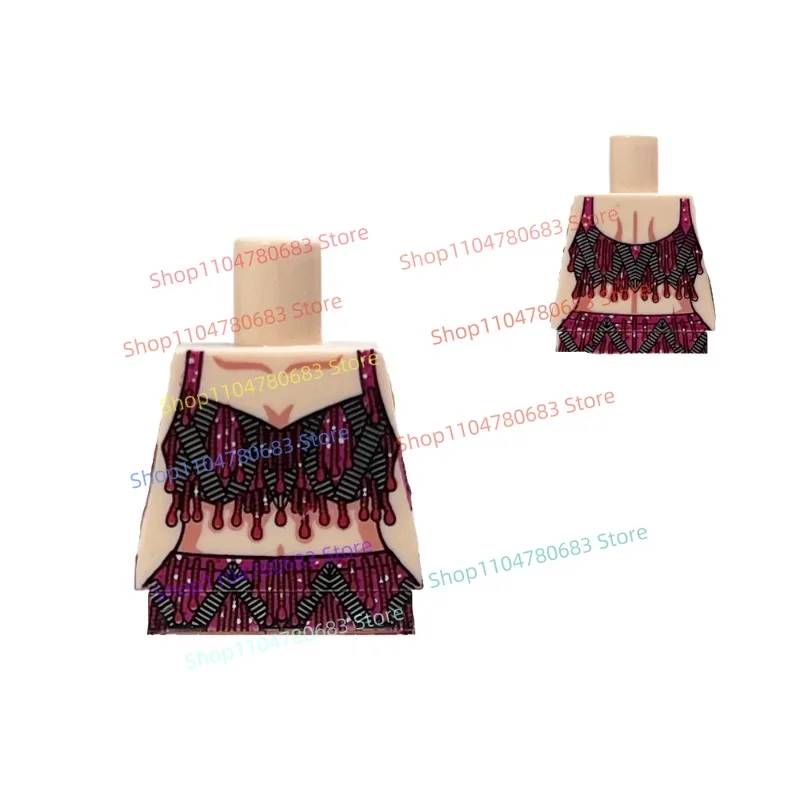 MOC ビルディングブロックバニーガールボディ表現ミニアクションフィギュア組立モデル装飾漫画アニメアクセサリーおもちゃギフト