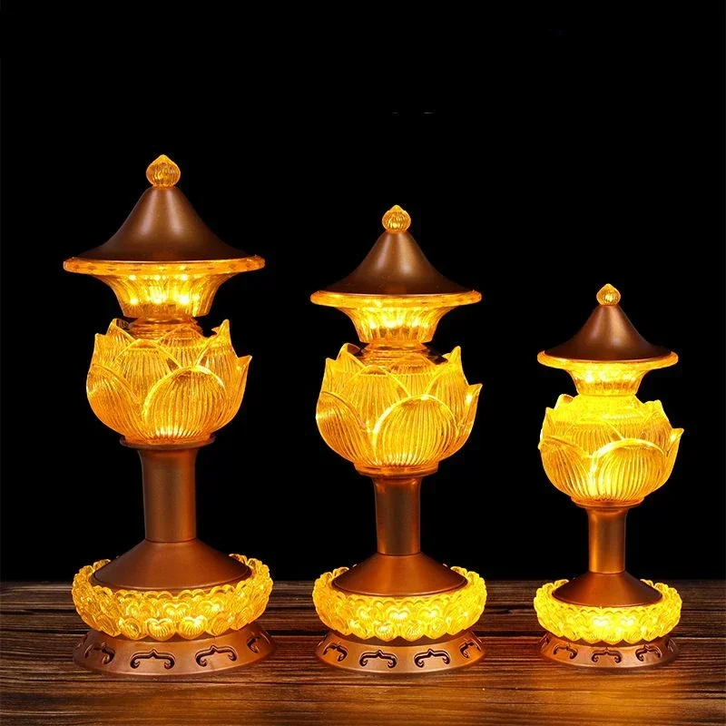 Crystal Candle Holder Plastic Newly Married Housewarming Offerings Buddhist Tools in Buddhist Temples Home Decoration Decoration