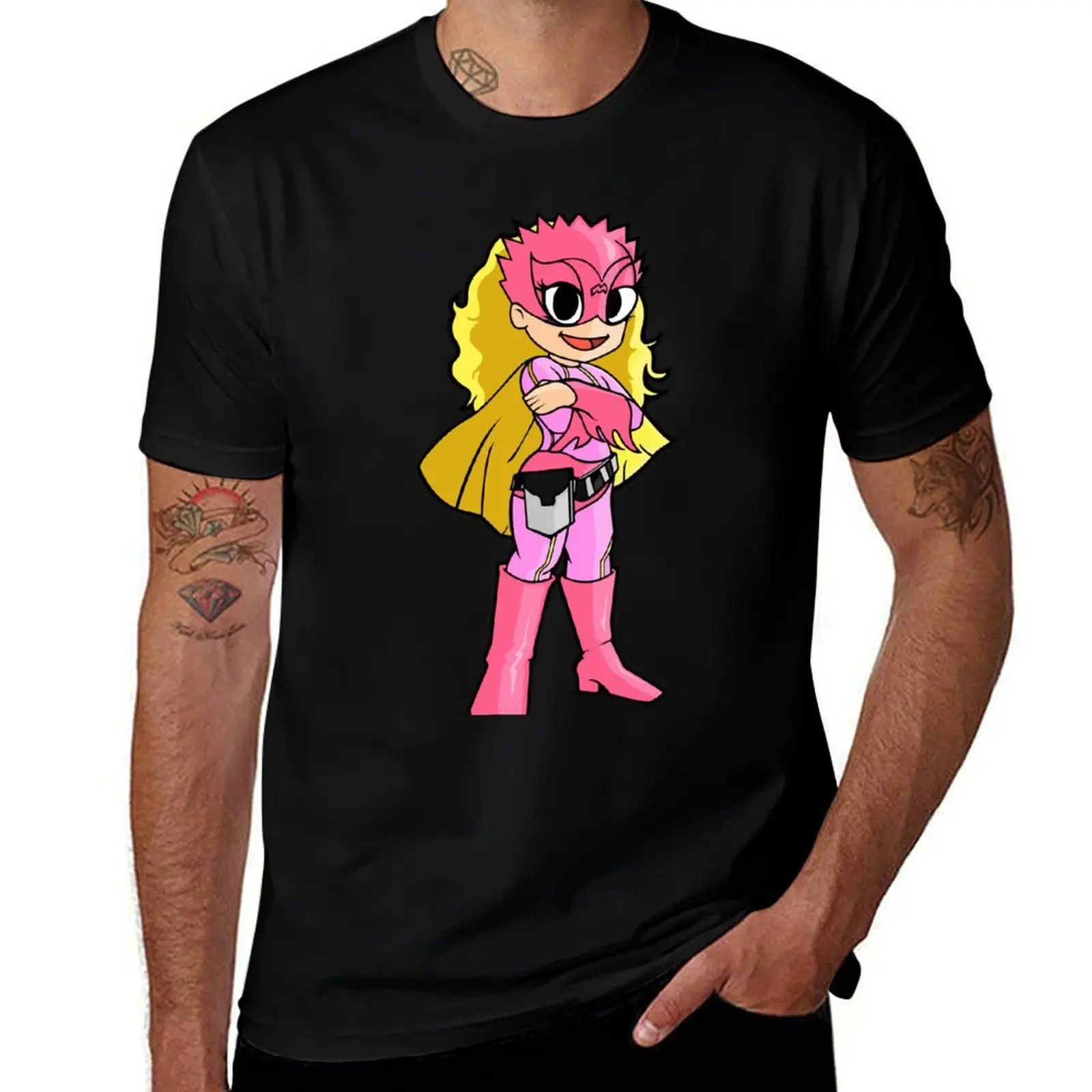 Mega Mindy T-Shirt Casual All Match Tee Shirt for Men