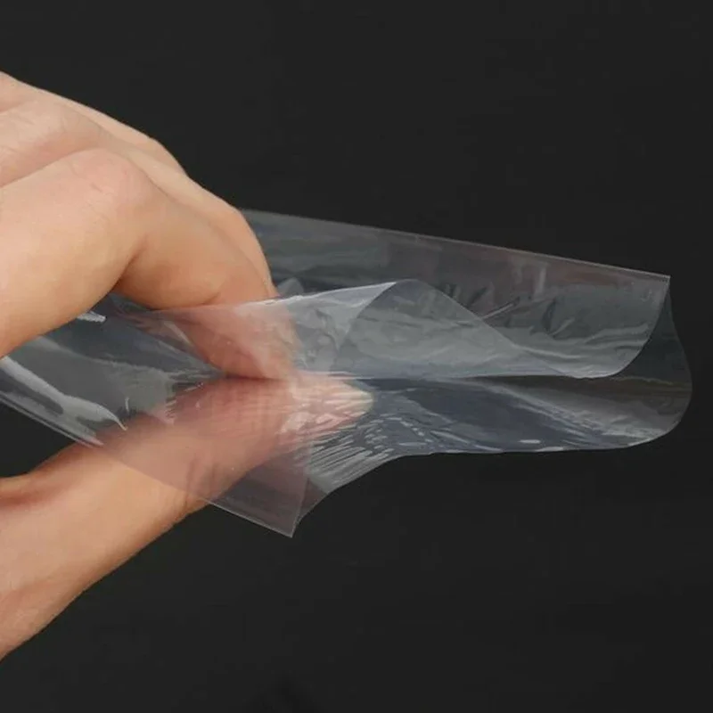 100pcs Transparent PVC Plastic Bag Heat Shrink Wrap Film Flat Bag Heat Shrinkable For Grocery Shoes Cosmetics Gift Pack Storage