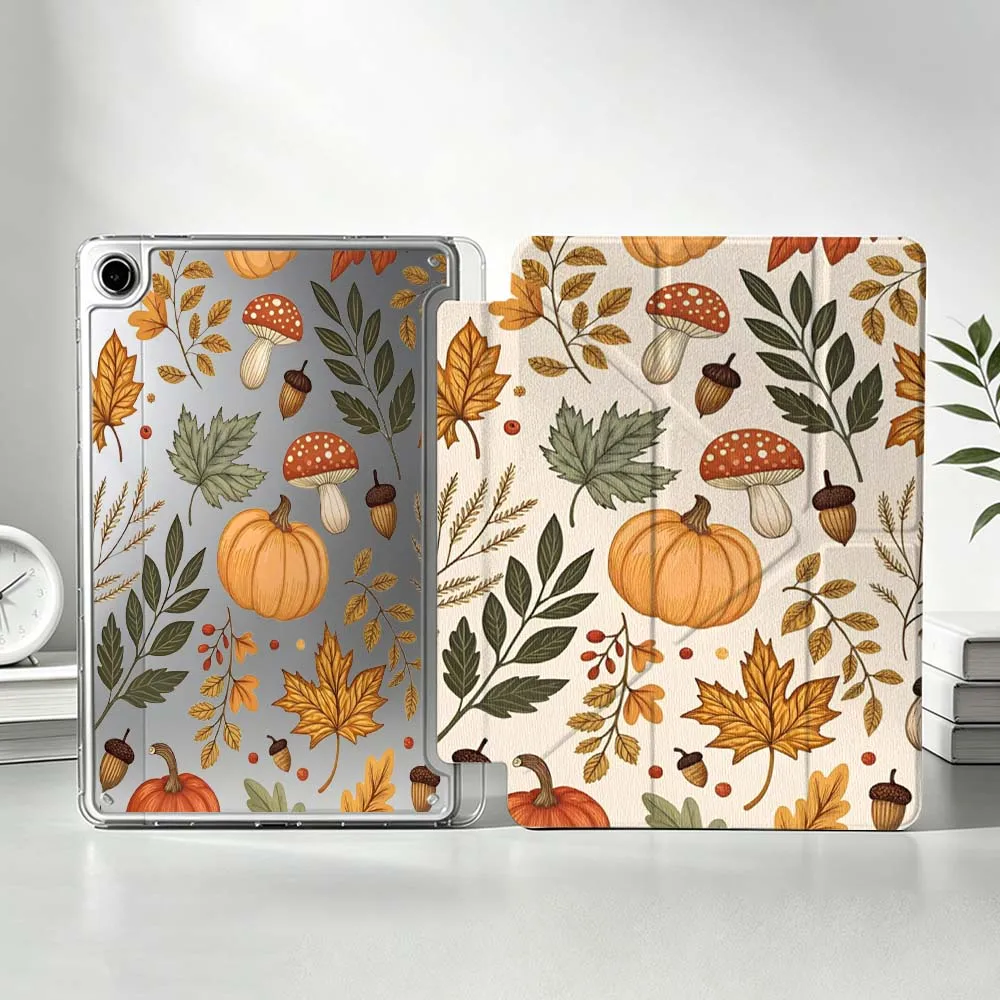 Autumn-Style Patterns For Samsung Galaxy Tab S11 S10 S9 S8 S7 S6 A11 A10 A9 FE Plus Lite Foldable 3Y Tablet Case Soft
