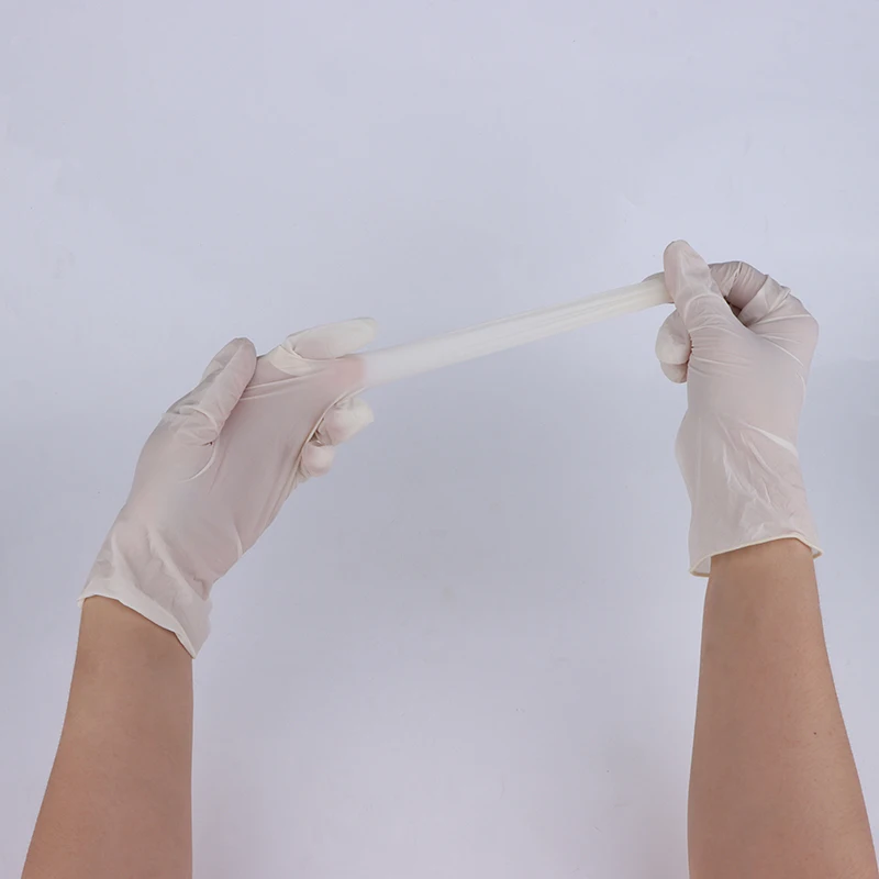 

Waterproof Disposable 50Pairs White Nitrile Gloves Household Cleaning Gloves Kitchen Cooking Tattoo Pet Tools