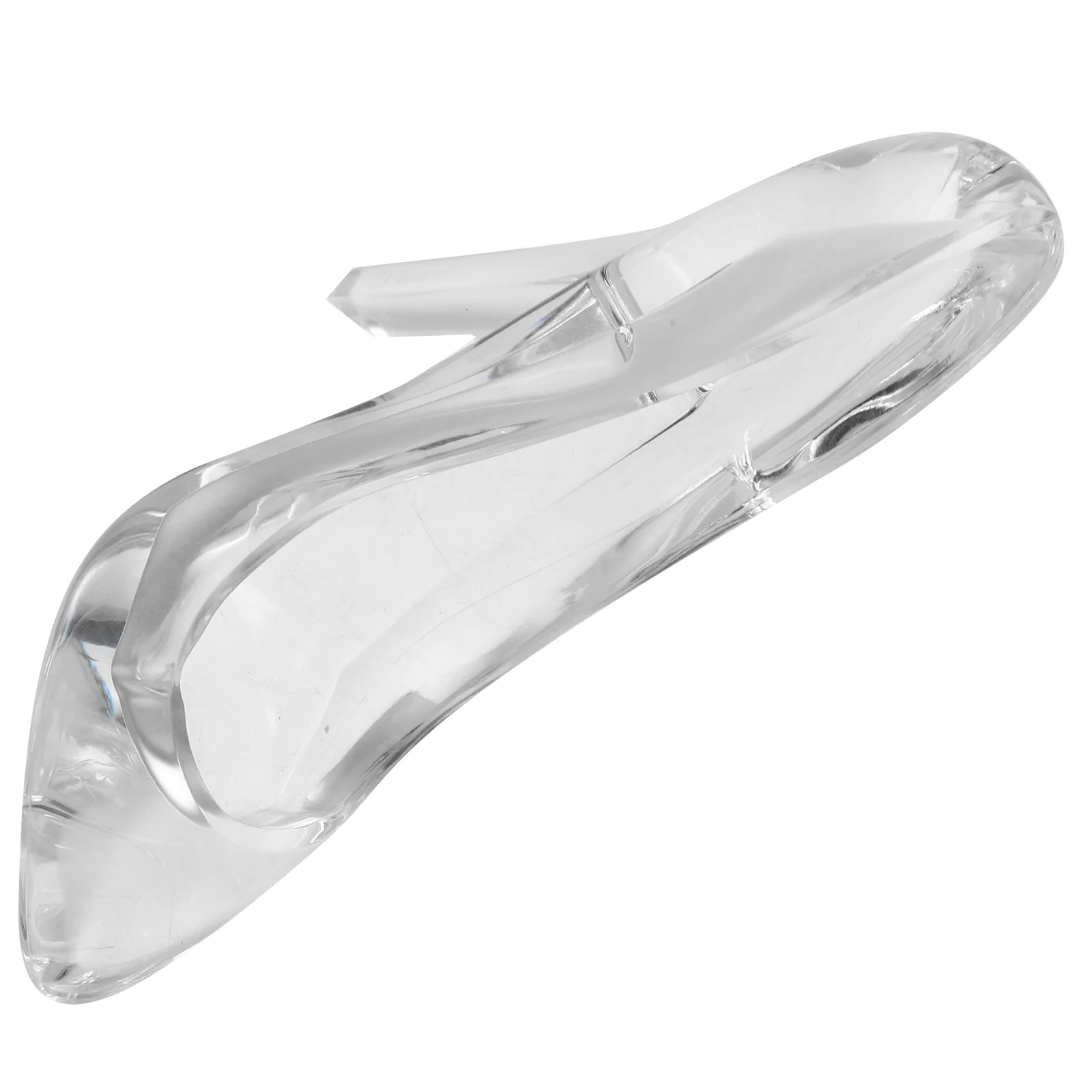 

Crystal Slipper Jewelry Box Acrylic Storage Rack Child Decorative Case High Heel Shape Organizer Clear Display jewelry storage
