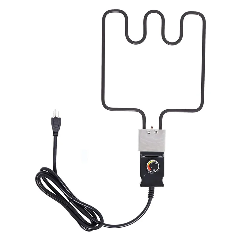 

1500 Watt Heating Kit With Adjustable Thermostat Cord Controller For Master Built Smokers US Plug