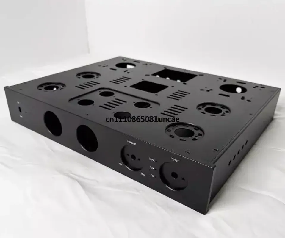 All-Aluminum Push-Pull Chassis - Aluminum Alloy Power Preamp Box, HiFi Audio DIY Chassis, Customizable