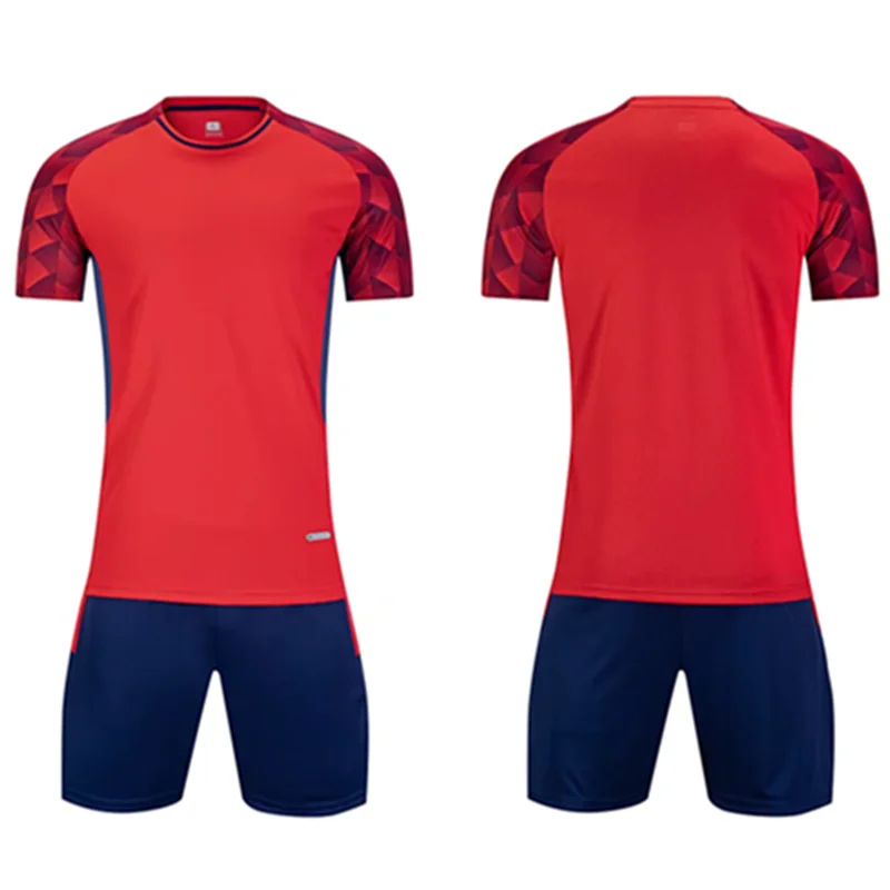 Football Jerseys Print Primary School Soccer Sports Clothing Children's Training Kit Short-Sleeved Shirt Team Uniform