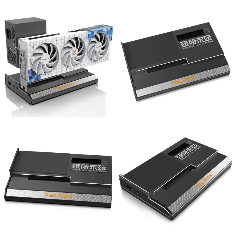 Hot Sale Peladn 3 Graphics Card Base Graphics Card External Box Pciex16 Interface 8Pin Laptop External Graphics