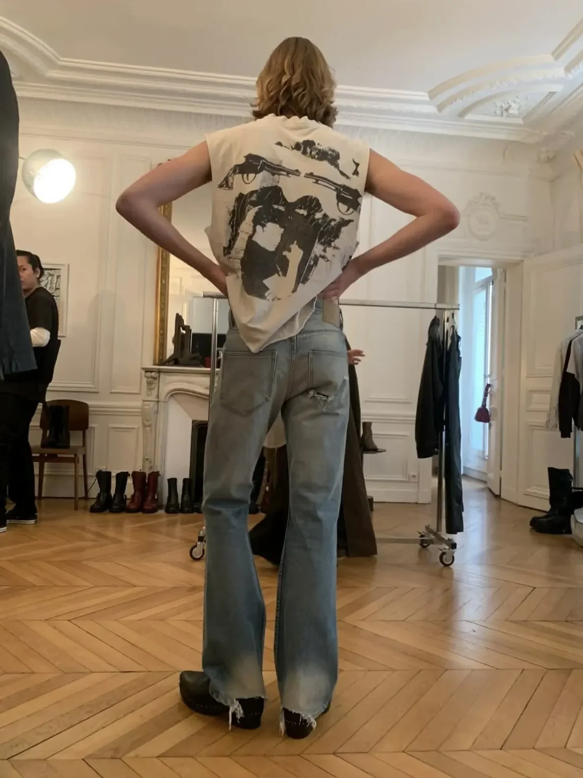 ER/D 25SS Hentai Block Pink Label Vest T-Shirt