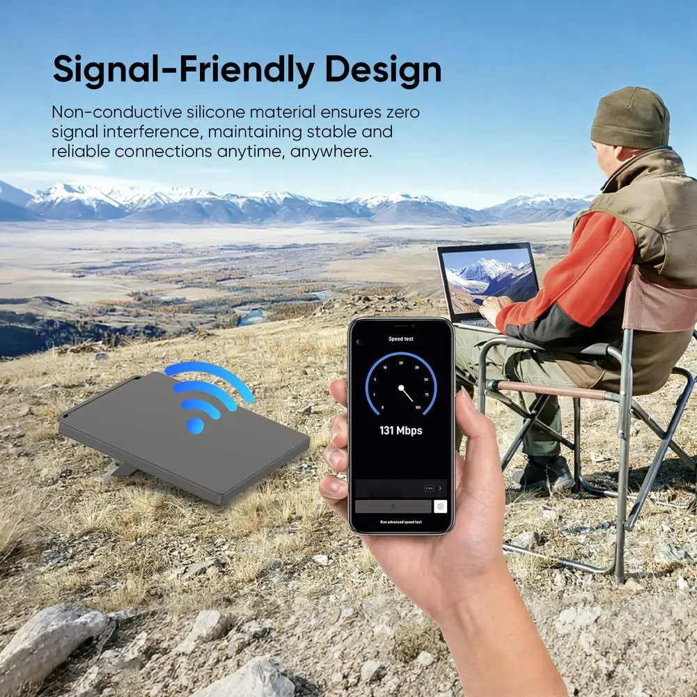 For Starlink Mini Antenna Protective Cover Silicone Anti-slip Dustproof And Waterproof Protective Cover For Starlink Mini Access