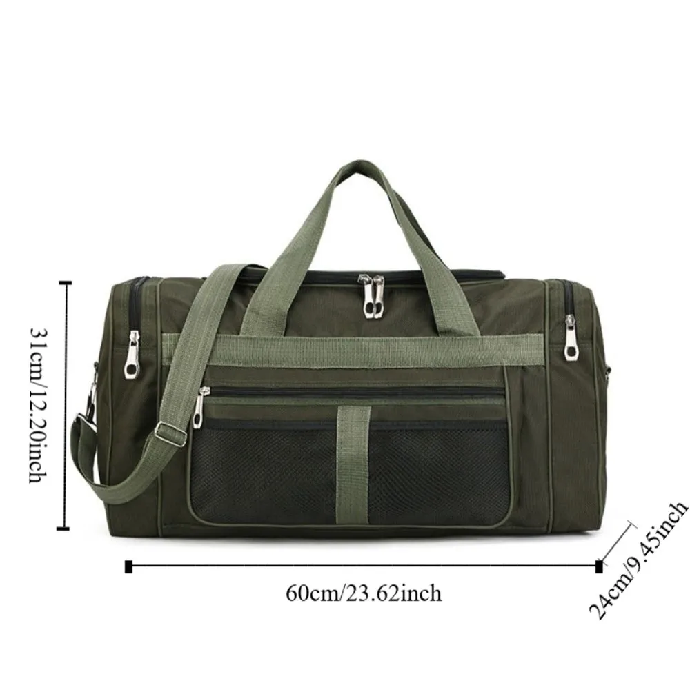 Trendy Large Capacity Travel Duffle Bag Handheld Business Trip Travel Luggage Bag Waterproof Sports Messenger Bag Outdoor