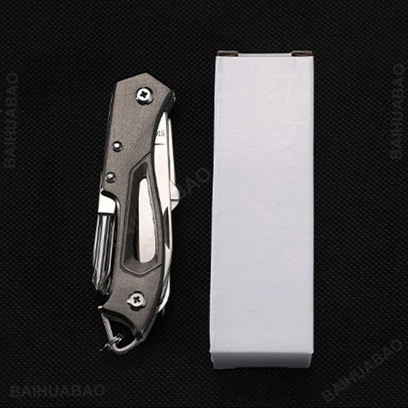 Imagem -06 - Bhbt-faca Dobrável Multi-ferramenta 11 em Edc Multitool Tesoura Serra Abridor de Garrafas Portátil ao ar Livre Camping Ferramentas Combinadas