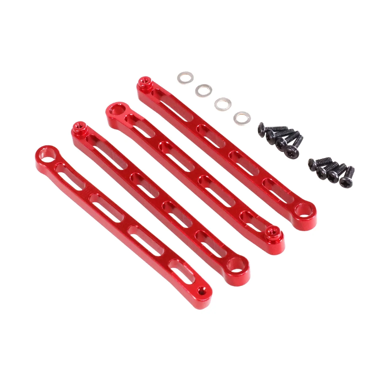 Hot sale RC Car Chassis Fastening Rod Kit for 1/12 MN168 MN78 RC Car Upgrade Accessories Red