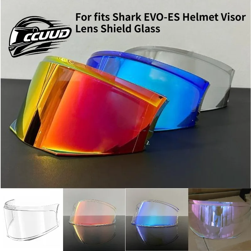 Fits for Shark EVO-ES Helmet Visor Lens Shield Glass Viewfinder Windshield Motorcycle Helmet Windproof and Rainproof Visor 1PCS