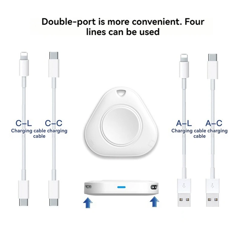 N91R-Magnetic Wireless Charger Portable Watch Charger For Apple Watch Wireless Magnetic Base Dual Port