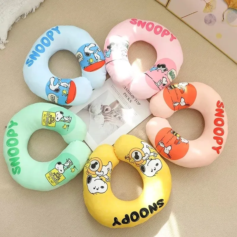 Snoopy Cartoon U-shaped Pillow Travel Neck Pillow Portable Car Pillow Neck Pillow Office Neck Pillow Napping Pillow