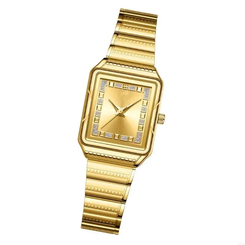 Ladies Timepiece With Stainless Steel Bracelet For Precise Time And Comfort Fit Water Resistant Zinc Alloy Case