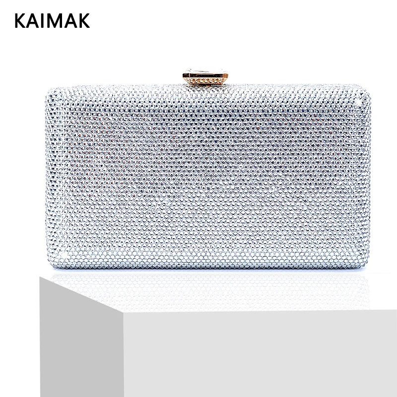 2024 Luxury Design Brand Women Bag Diamond Evening Bag Rhinestone Clutch Bag Wedding Bridal Party Christmas Gift Square Wallet