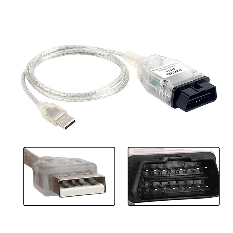 كابل تشخيص السيارة الصغير VCI لدعم TOYOTA TIS Techstream V18.00.008 FTDI FT232RL رقاقة J2534 Obd2