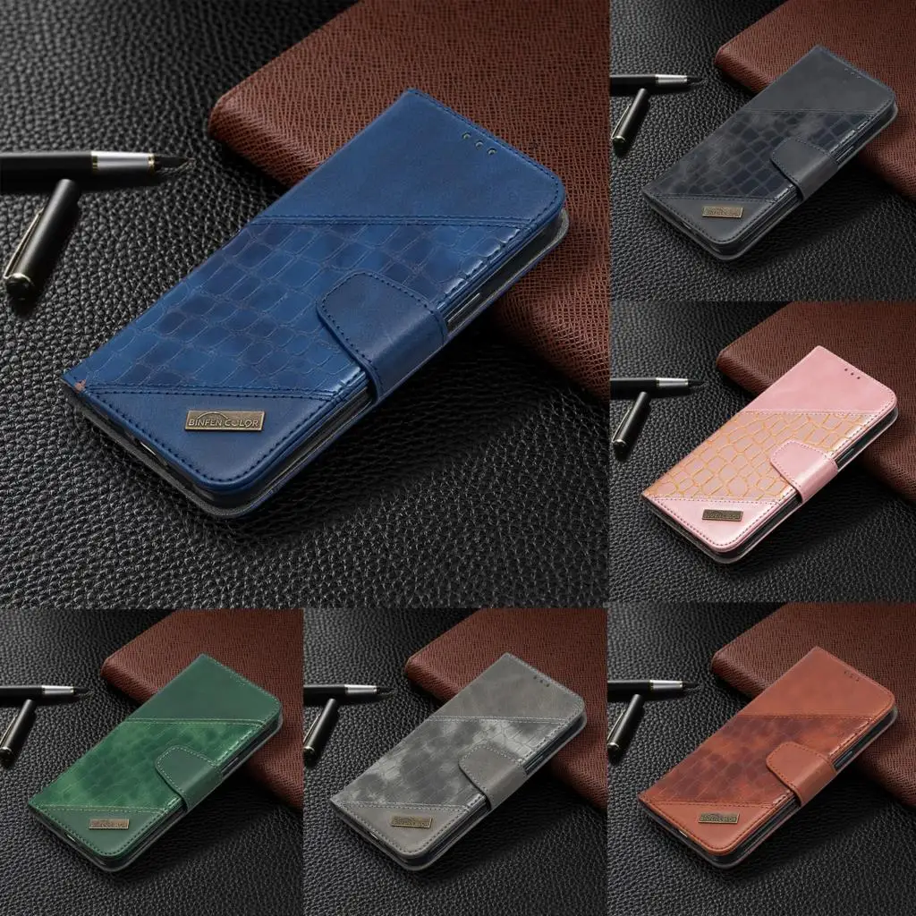 

Luxury Crocodile Flip Wallet Case For Xiaomi Redmi Note 10 9 8 Pro 8T 7 7A 8A 9A 9C 10T Lite POCO X3 M3 F3 Funda Protect Cover