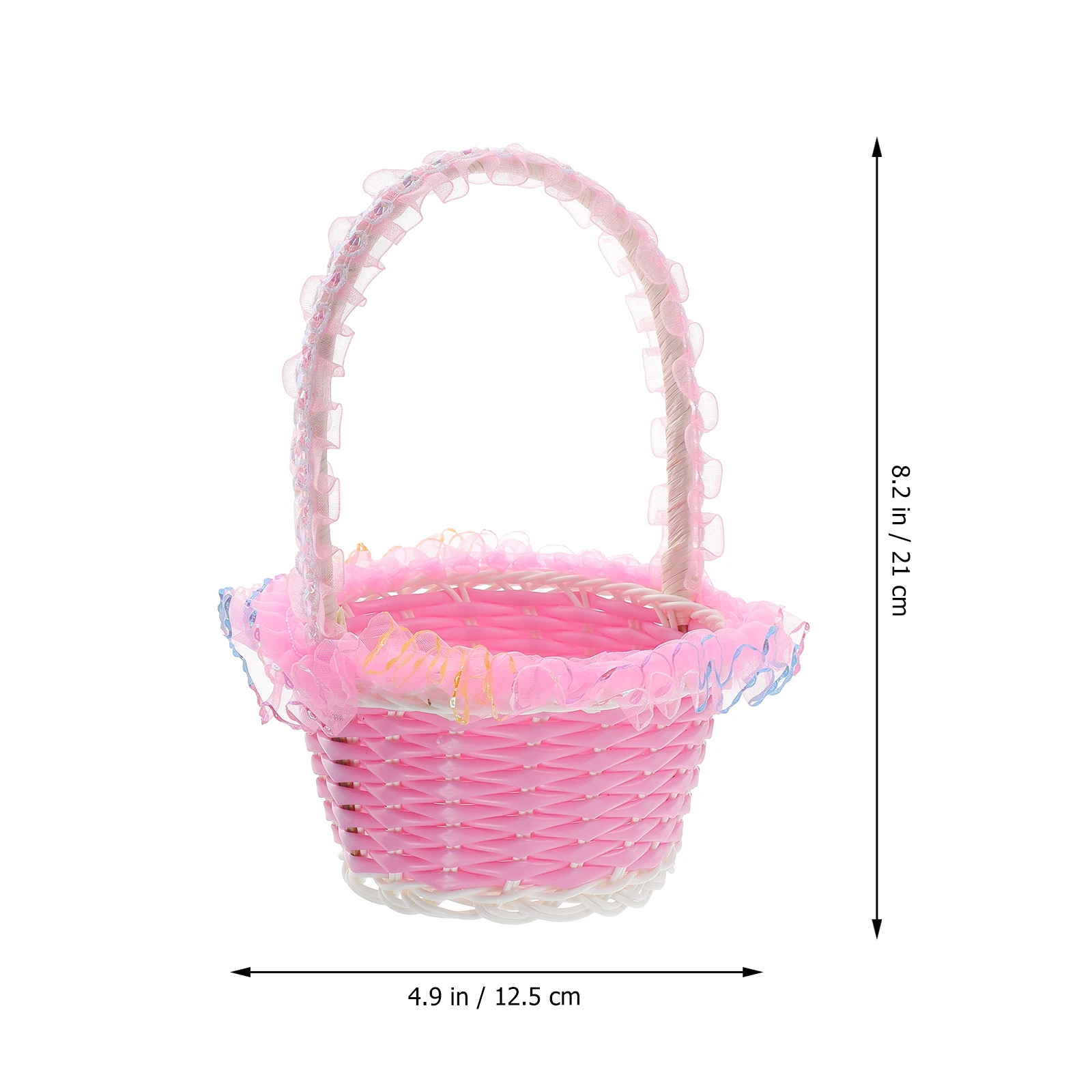 

3pcs held Wedding Party Decorations Small Storage Beautiful Delicate H held Wedding Party Basket Flower Basket Set