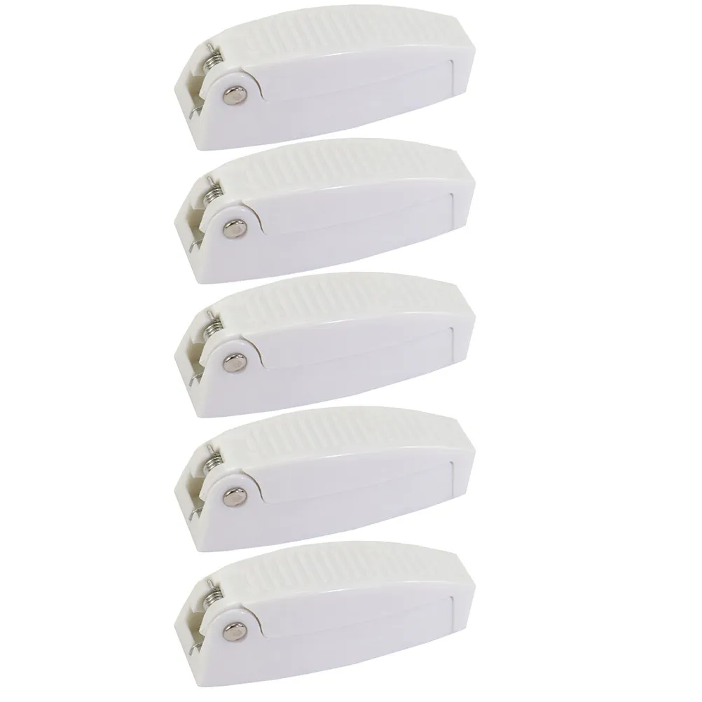 5Pcs Rv Baggage Door Clips Strong Plastic Construction Spring Loaded for Travel Trailer Motor Compartment Door Latch