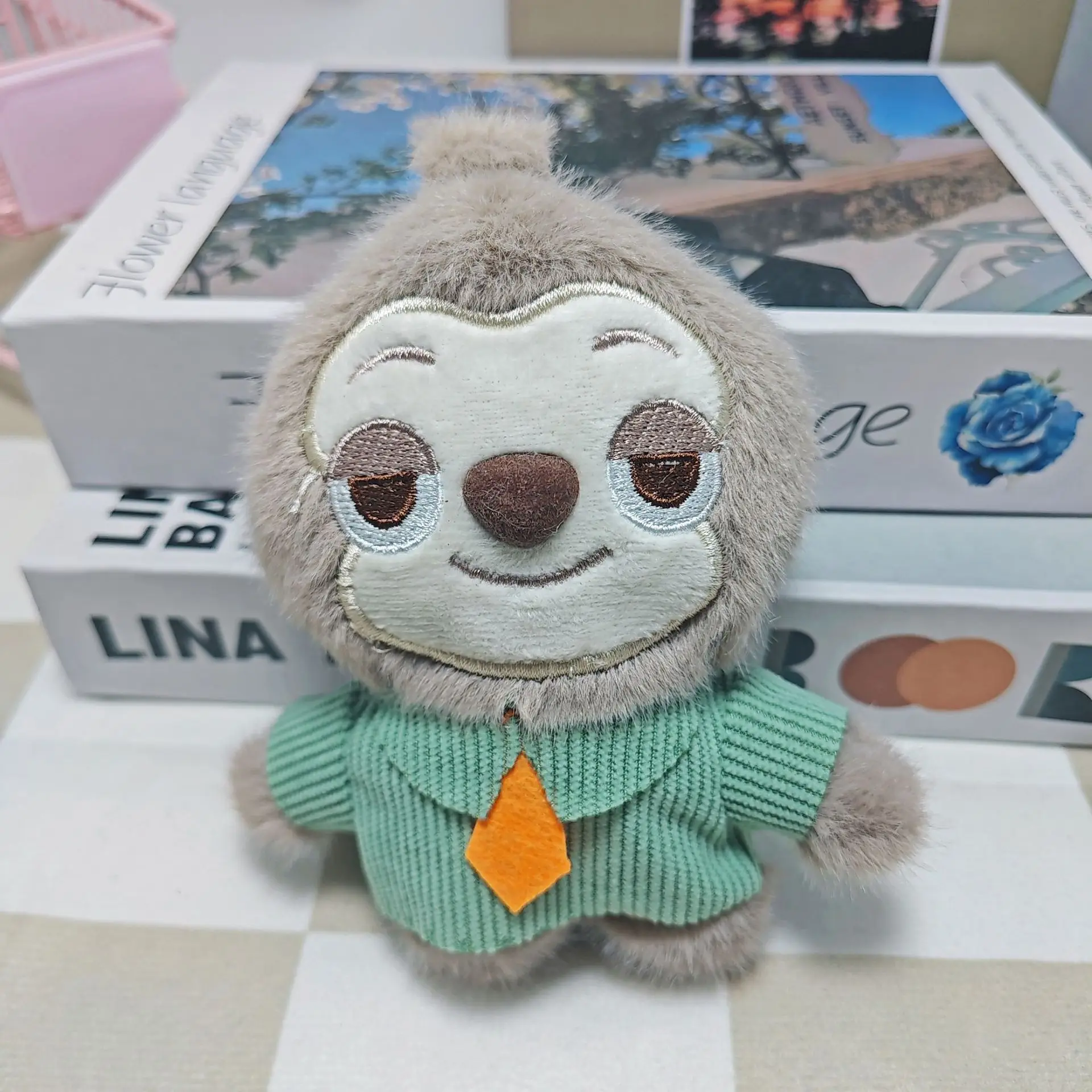 애니메이션 피규어 주디 플러시 백팩 펜던트 플러시 장난감 만화 & 귀여운 인형 키링 어린이 생일 선물