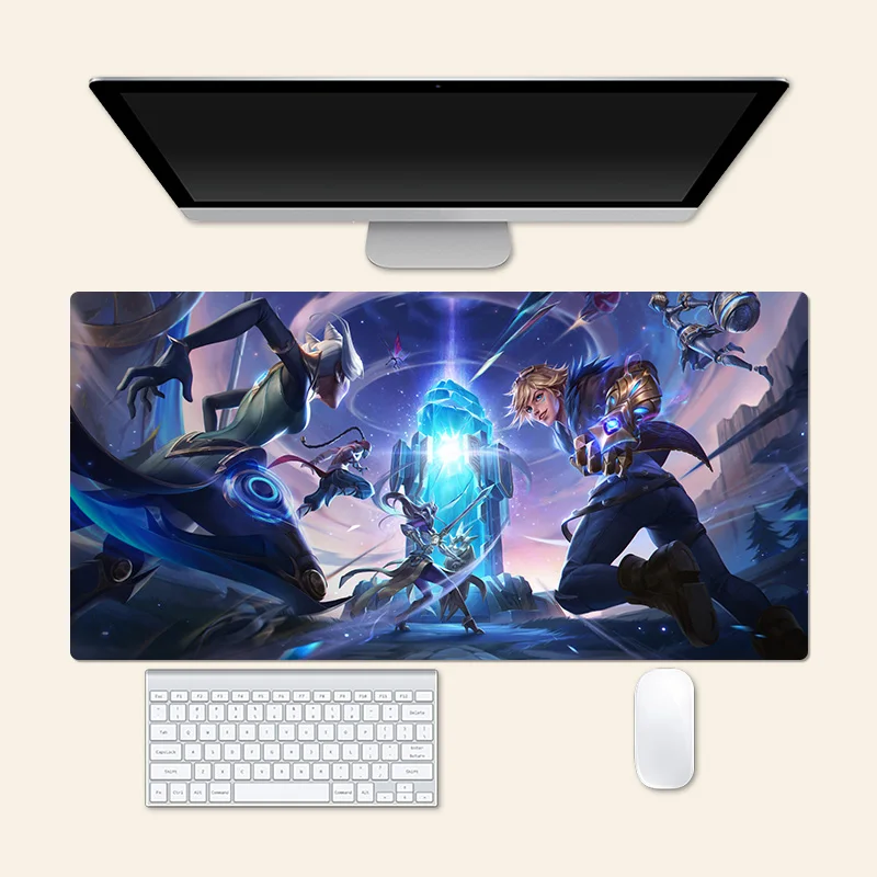 Ezreal League Of Legends Anime The Prodigal Explorer Large Mouse Pad Game PlayMat Creative Desk Mat Office Mousepad