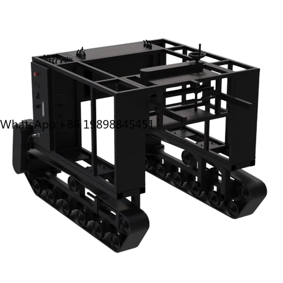 Track-Based Remote-Controlled Chassis All-Terrain Robot Platform UGV 200KG Payload 20° Climbing Servo Hold Customizable UGV